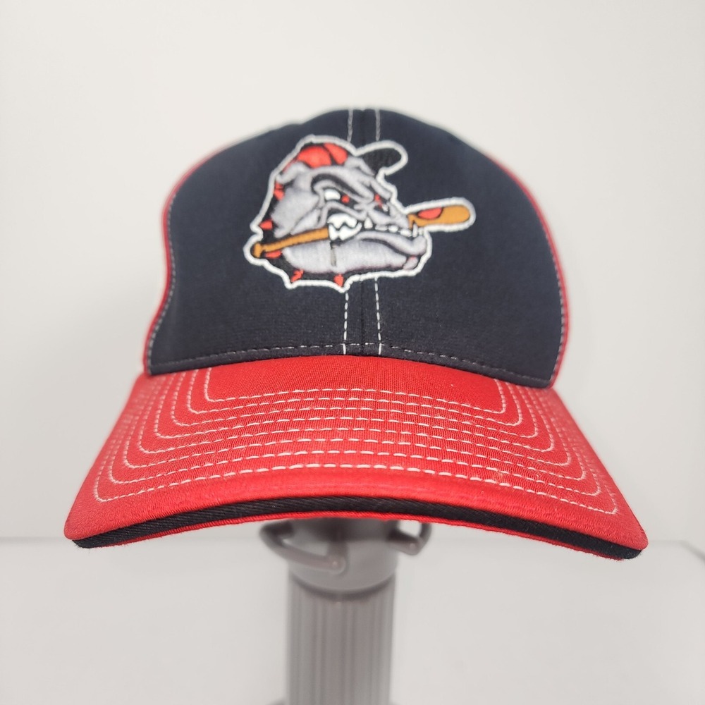 Gonzaga Bulldogs‎ Hat Cap Size Small-Medium Flex Fit Blue/Red/White Embroidered